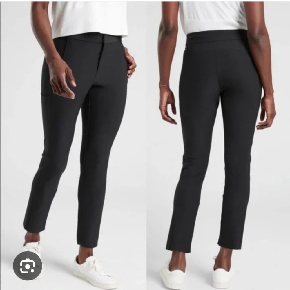 Athleta Black Skinny Pants, Size 8